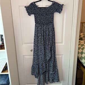 Floral Off-Shoulder Maxi Dress